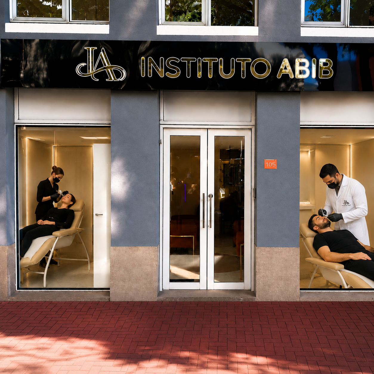 Fachada do Instituto Abib no Shopping Downtown